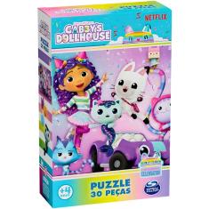 Quebra Cabeça Puzzle 30 Peças Gabby`s Dollhouse Grow