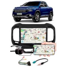 Multimídia 9" Polegadas Fiat Toro Espelhamento USB Bluetooth + Moldura