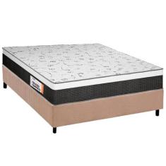 Cama Box Casal: Colchão Espuma Plumatex D28/EP Anatômico Falcon Ultra 