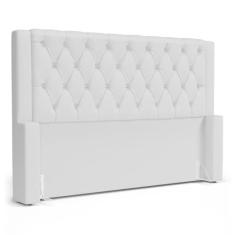Cabeceira Atena Para Cama Box Queen Size 160cm Capitonê com Frame Sint