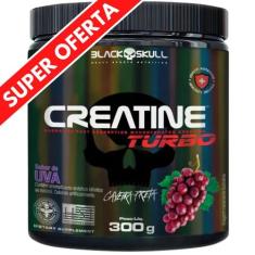 Creatina Monohidratada Creatine Turbo Black Skull Energia Força Ganho 