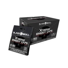Xtreme Energy - Caps Display C/ 24  - Black Skull Xtreme Energy Caps Display C/ 24