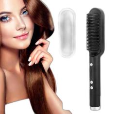 Escova 3 Em 1 Secadora Alisa Cabelo Perfeito Turbo 110/220V - Relet