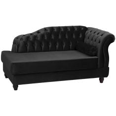 Recamier Diva Chaise Capitone 160 cm Pes MDF Gane SL 944 Veludo Peer