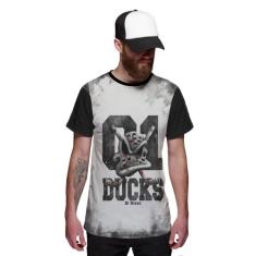 Camiseta Anaheim Ducks Super Patos Hoquei no Gelo - Di Nuevo, M, Preto