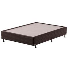 Base Box para Colchão Casal Probel Nevada 26x138x188 cm - Marrom