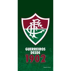 Toalha de Banho Praia e Piscina Brasão Fluminense Licenciado Times Buettner Veludo Estampada