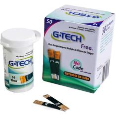 Tiras Reagentes G-Tech Free - 50 Tiras