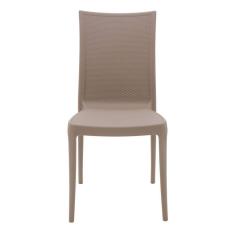 Cadeira Tramontina Laura Rattan Em Polipropileno E Fibra De Vidro Camurça