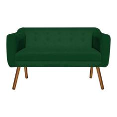 Namoradeira Julia 2 Lugares Suede Verde - D'rossi - DROSSI