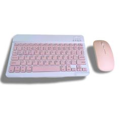 Teclado Com Mouse Bluetooth Sem Fio Colorido Wireless Not PC tablet - 
