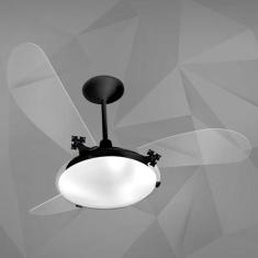 Ventilador de Teto Delta Slim Venti Delta, Preto, 220V