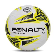 Bola Futsal Penalty Rx 500, Branco, Amarelo, Preto