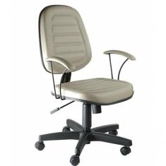 Cadeira Executiva Com Braços Linha Office Siena Cinza - OUTRAS MARCAS