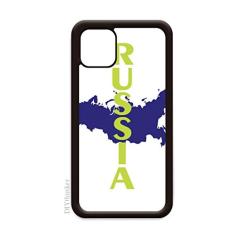 Capa de mapa russo Europa Moscow para iPhone 12 Pro Max para Apple Mini Mobile Case Shell