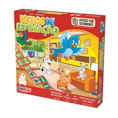 Dominó Bichos De Estimação Animais Domésticos28 Peças Em MDF