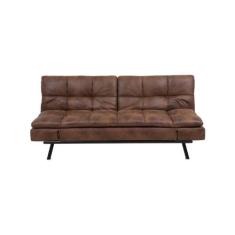 Sofá Cama Nairobi 190x88x89cm Marrom Just Home Collection