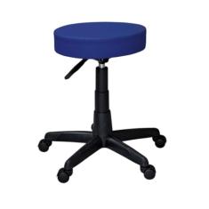 Cadeira Giratória Mocho, Ajuste de Altura e Rodízios - Ideal para Estética, Manicure, Tatuagem, Odontologia e Uso Doméstico - Azul