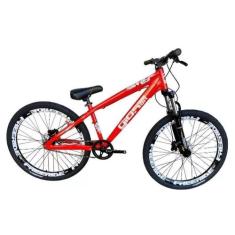 Bicicleta Gios Frx Evo Vermelho Neon  Aro 26 Freeride Freio Disco Hidr