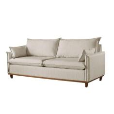 Sofá 5 Lugares Living Linho M-168 Martins - Martins Estofados, Creme