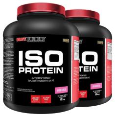 Kit 2x Whey Iso Protein 2kg - Bodybuilders-Unissex