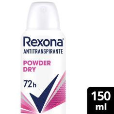 Desodorante Rexona Powder Dry Feminino Aerossol Antitranspirante 150ml 150ml