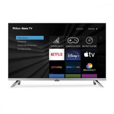 Smart TV 32 Philco Led PTV32G7PR2CSBLH Roku TV Dolby Audio - Cinza