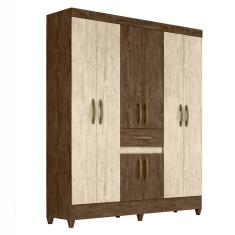 Guarda Roupa Casal Portugal 8 Portas e 1 Gaveta - Moval