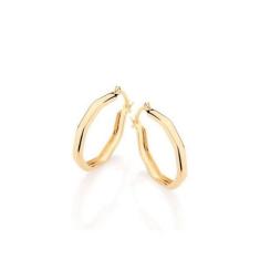 Brinco Argola Folheado A Ouro Formato Rommanel 520903