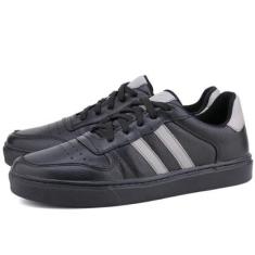 Tênis Casual em Couro Masculino Mr. Gutt Branco-Feminino