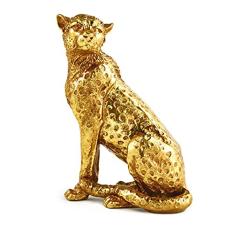 ESCULTURA LEOPARDO EM POLIRESINA