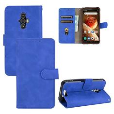 For for Blackview BV6600 Solid Color Skin Feel Magnetic Buckle Horizontal Flip Texture PU Leather Case with Holder & Card Slots & Wallet