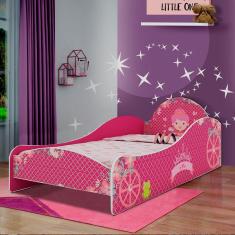 Cama Montessoriana Com Colchão Solteiro Pink Ploc Ariel Shop Jm