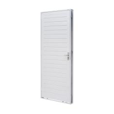 Porta de Aço Lambri 215x83cm Batente 12cm Qualitysol Ramassol
