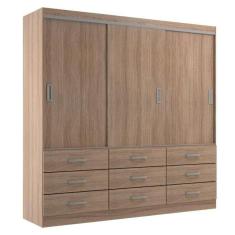 Guarda Roupa Casal Isabela 03 Portas 09 Gavetas - Demolição Demolição