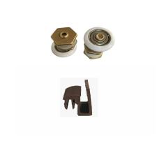 Kit BOX C/ 2 Roldanas excentricas + 1 Guia deslizante