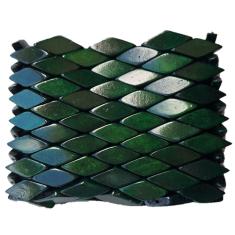 Bolsa de Madeira, tipo Carteira, Porta-Moedas, Verde