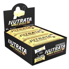 Whey Grego Bar Mousse De Maracujá - Nutrata 12 Un., Mousse de Maracujá