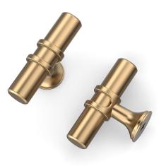 Asidrama Pacote com 10 maçanetas de armário de cozinha bronze champanhe maçanetas de gaveta puxadores de armário puxadores de zinco para gavetas de cômoda