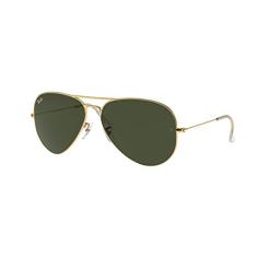 Óculos de Sol Ray-Ban Aviator Large Metal Ii 0RB3026L L2846 Tam 62 / Ouro - Lentes Verde