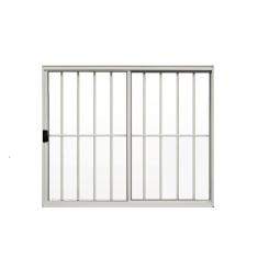 Janela 2 Folhas De Correr C/ Grade 1.00 X 1.20 Alumínio Branco Linha Modular - Hale