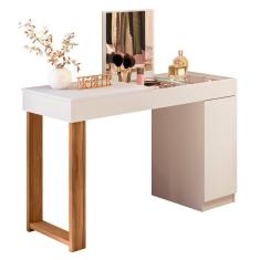 Escrivaninha Penteadeira Marih 121 Cm Branco Cinamomo