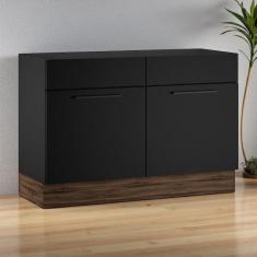 Balcão Cozinha em Aço 2 Portas 120cm Sem Tampo Rodape PVC Dobradiças S