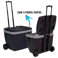 Caixa Térmica 42 Litros Preta Com Rodas 25108220 MOR