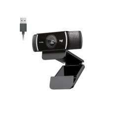 Webcam Full HD Logitech C922 Pro Stream com Microfone para Gravações em Video 1080p e Tripé Incluso, Compatível com Logitech Capture, black