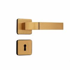 Fechadura Interna Roseta 40mm MGM Módena Bronze Latonado