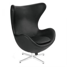 Poltrona Egg Preta Poltronas do Sul