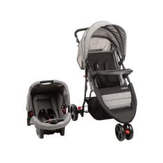 Carrinho De Bebê Com Bebê Conforto Cosco - Travel System Jetty 3 Rodas