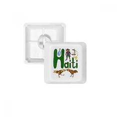 Haiti National Symbol Landmark Pattern Keycap Teclado mecânico PBT Gaming Upgrade Kit