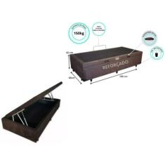 Cama Box Baú Solteiro 88x188 Jadmax - Fácil Manuseio - Alta Durabilida